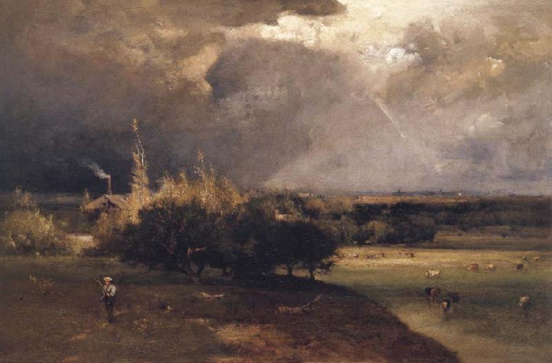 George Inness The Coming Storm Sweden oil painting art